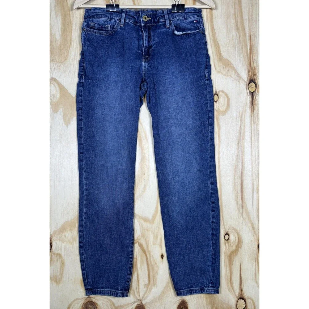 Tommy Hilfiger Jeans Boys 6 Blue Straight Leg Stretch Denim Classic Fit